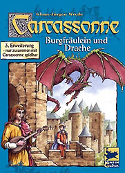 Carcassonne : Damoiselle et dragon
